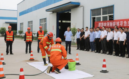 Jiaxing Huawen launches 2017 accident emergency plan training and drill activities